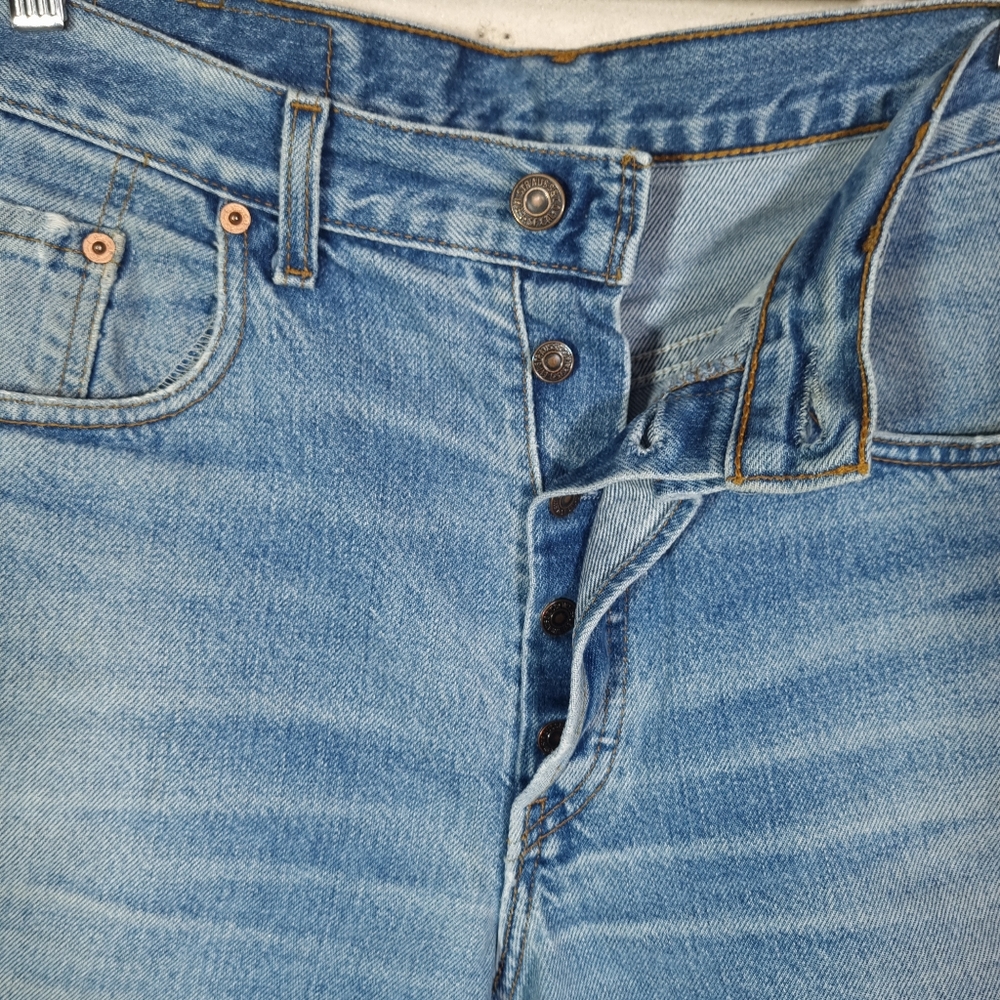 Levi's 615 Cutoff Jean Shorts Men's 34 Waist - Picture 3 of 6